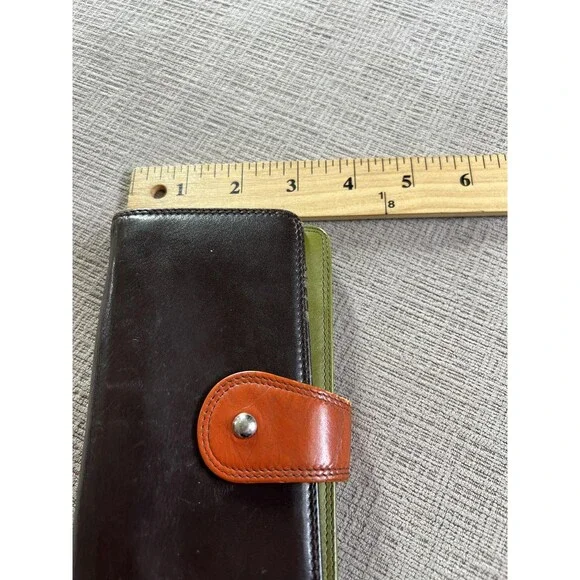 Original Prym Multicolor Leather Wallet Women One Size Zip ID Card Leopard - Picture 8 of 9